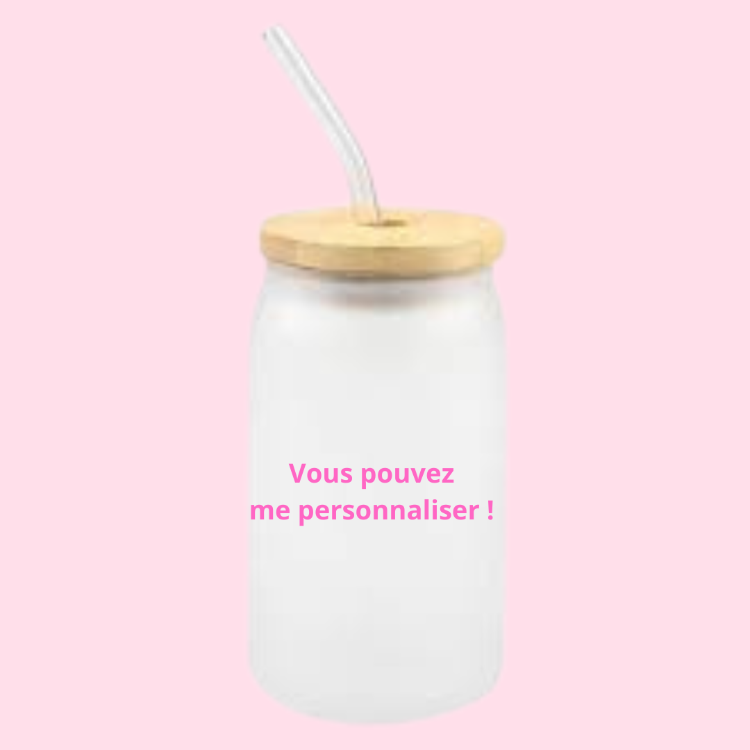 Verre avec couvercle - Personnalisables