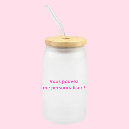 Verre avec couvercle - Personnalisables